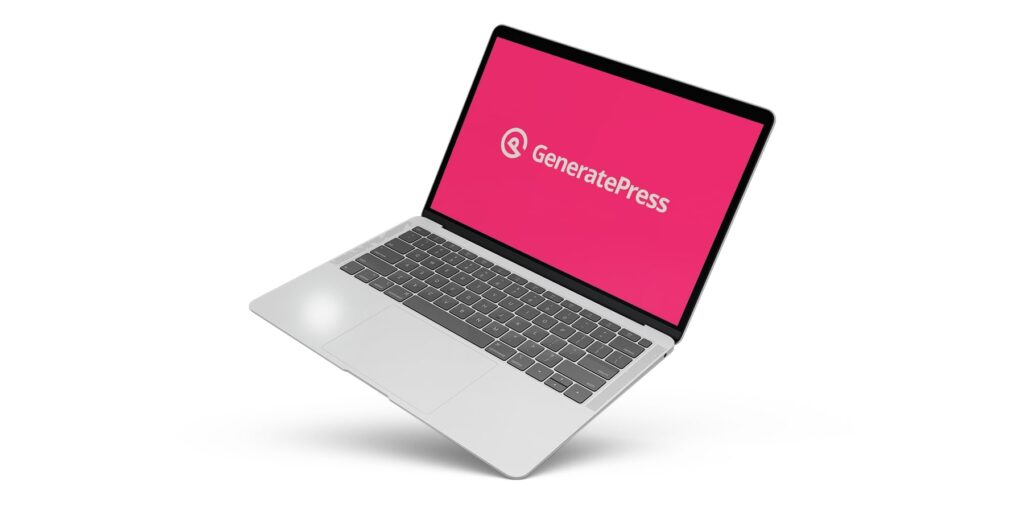 generatepress mockup