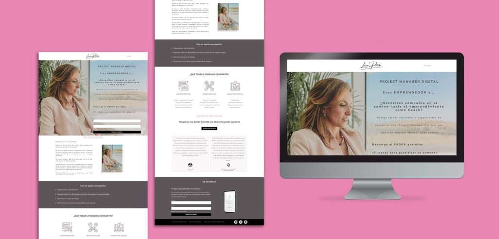 web one page