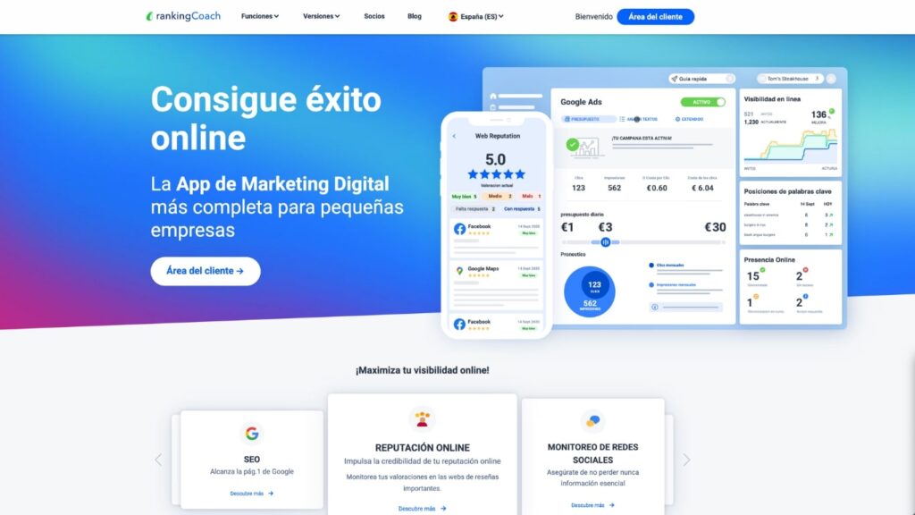 RankingCoach: mejora el SEO de tu página web