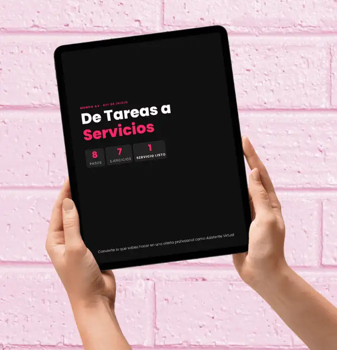 De Tareas a Servicios – recurso para definir servicios como Asistente Virtual